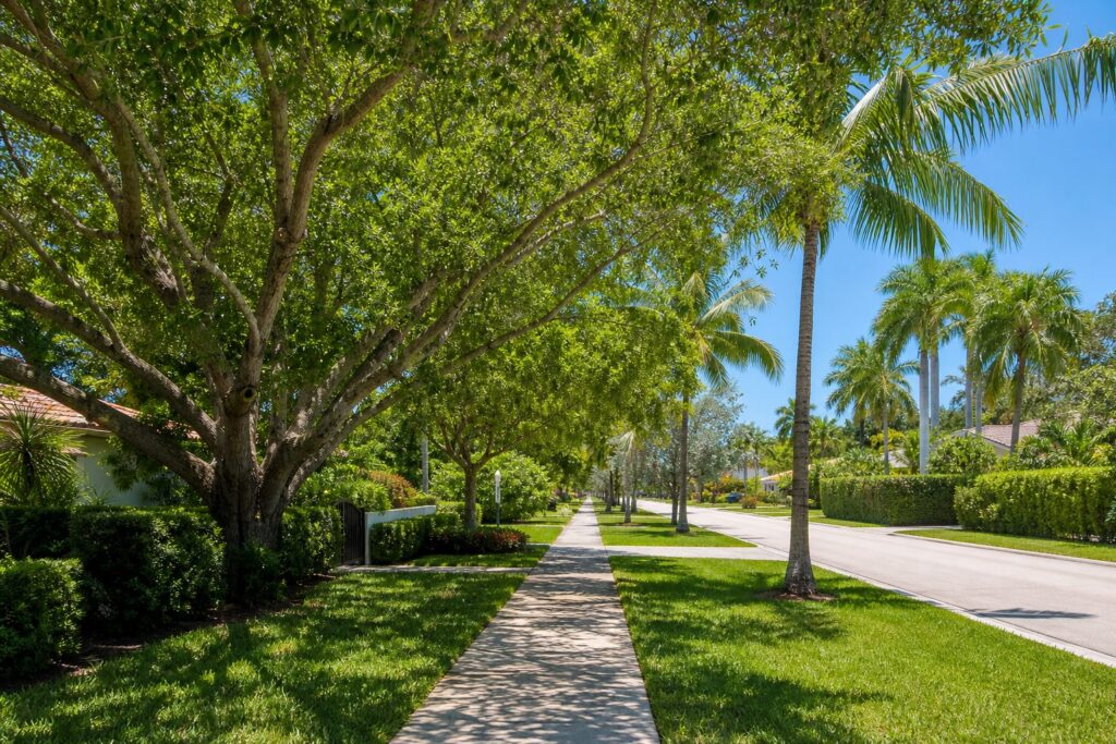 Palmetto Bay neighborhood with well-kept homes and quiet residential streets, an established residential neighborhood